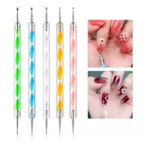 Pack de 5 Punteros Dotting para decoración y diseños en uñas
