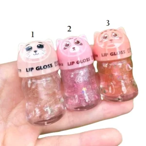 Brillos labiales lipgloss con glitter
