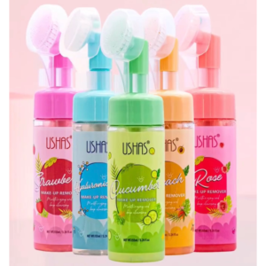 Espuma de limpieza profunda, desmaquillante e hidratante, con cepillo silicona 155mL