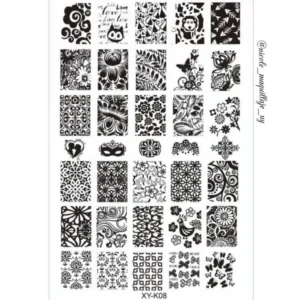 Placa para stamping, de plástico. Modelo XY-K08