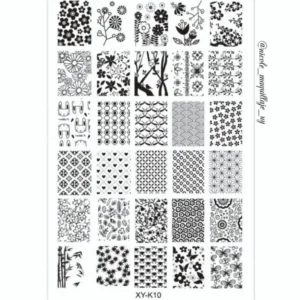 Placa para stamping, de plástico. Modelo XY-K10