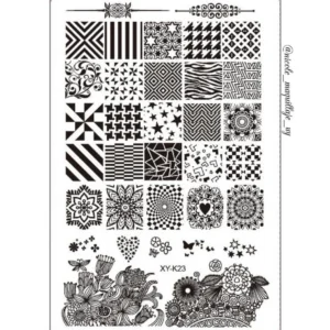 Placa para stamping, de plástico. Modelo XY-K23