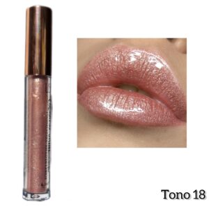 Brillo Gloss labial alta pigmentación, nº18